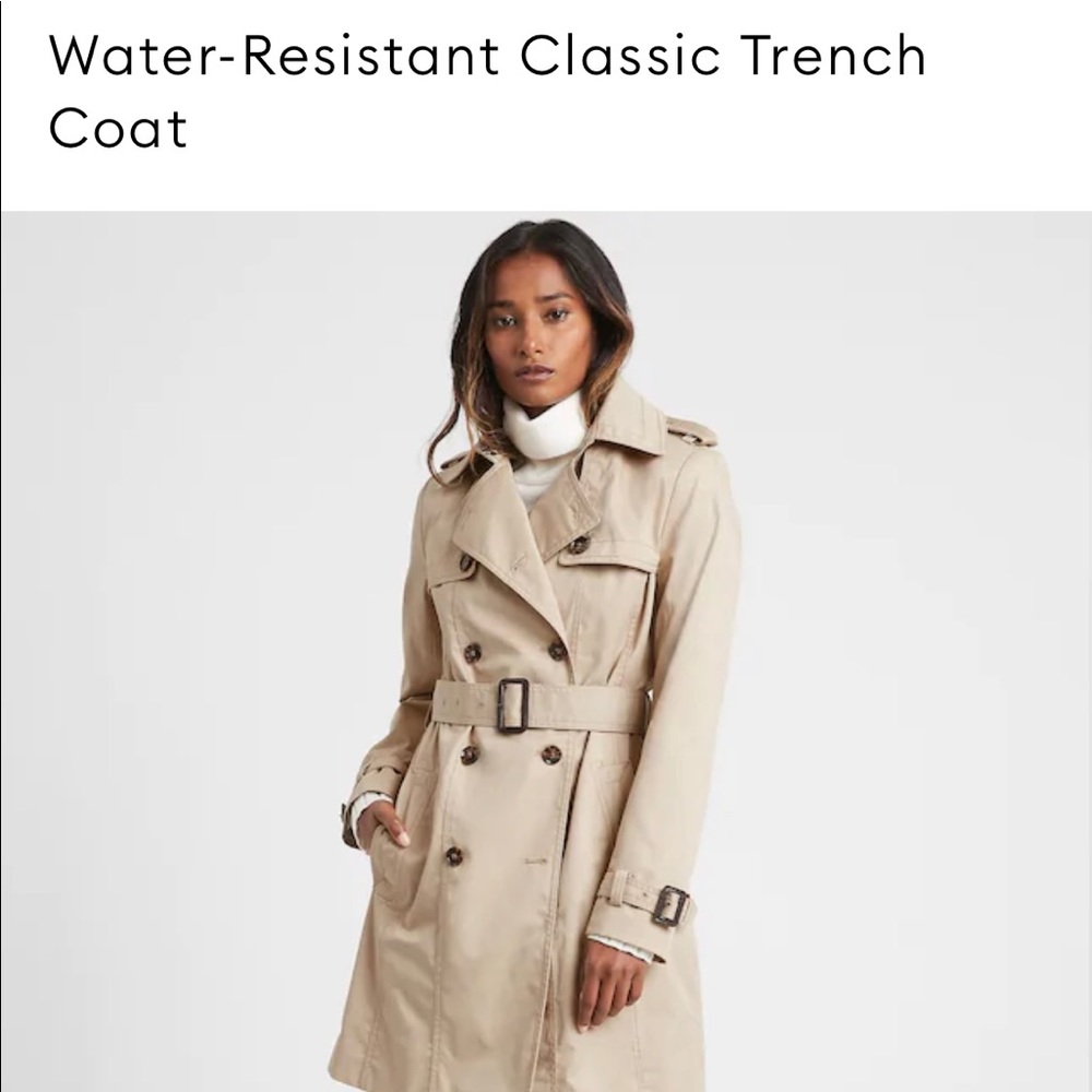 Trench Coat - NEVER USED - Water Resistant